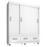 GuardaRoupa Araplac 20033 3 Portas Branco Flex - 1