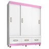 GuardaRoupa Araplac 20033 3 Portas Branco Flex - 2
