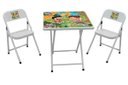 Ver imagem 2 de Conjunto Mesa e 2 Cadeiras Infantil Açomix Branca