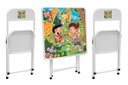 Ver imagem 1 de Conjunto Mesa e 2 Cadeiras Infantil Açomix Branca