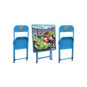 Ver imagem 2 de Conjunto mesa e 2 cadeiras infantil Açomix Azul