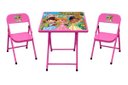 Ver imagem 1 de Conjunto mesa e 2 cadeiras infantil Princesas açomix rosa bebe