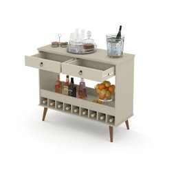 Aparador Bar Patrimar Seller 2 Gavetas Off White - 3