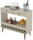Ver imagem 1 de Aparador Bar Patrimar Seller 2 Gavetas Off White
