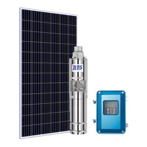 Kit Bomba Submersa Solar 210W Até 50m ou 10.160L/dia
