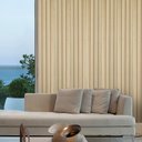 Ver imagem 1 de Kit 10 Placas Painel Ripado Revestimento Adesivo Modular Cor Ocre Madelina Decor