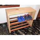 Ver imagem 2 de Banco Sapateira Prateleira Organizador Multiuso