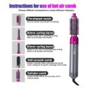 Ver imagem 6 de Secador Cabelo 5x1 Escova Alisa Modela Enrola Cachos Potente