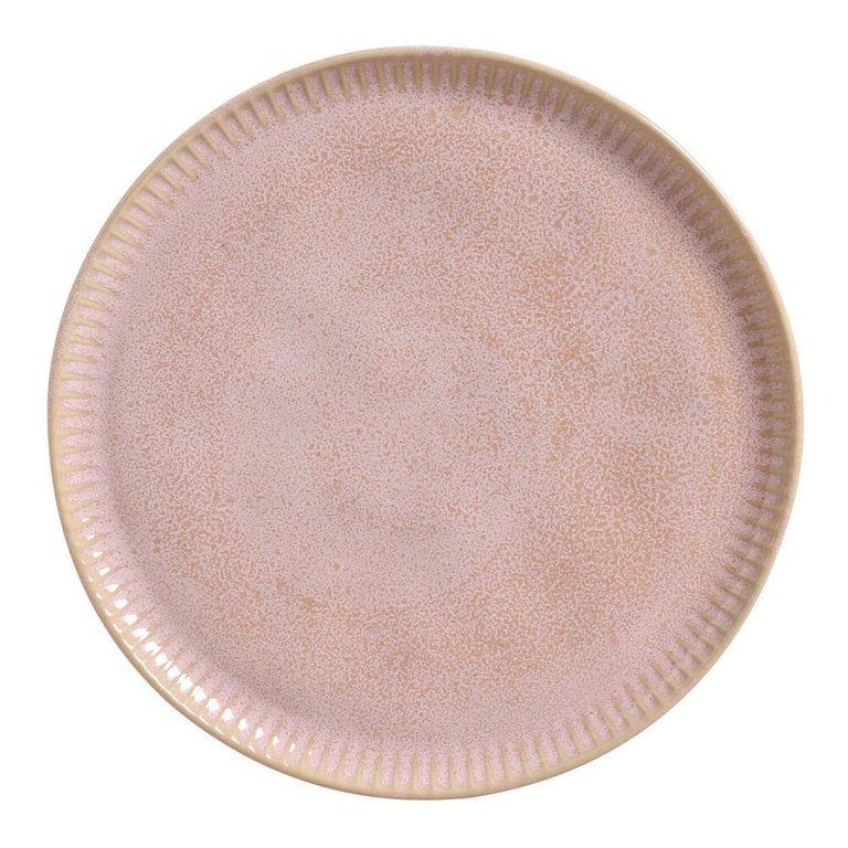 CONJUNTO C/ 6 PRATOS RASO LINHAS LITCHI Ø 27,5 CM