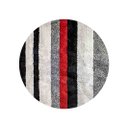 Ver imagem 1 de Tapete Redondo 2,00m Quarto Sala Escritório Pelo Macio.:Listrado Duo