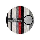 Ver imagem 3 de Tapete Redondo 2,00m Quarto Sala Escritório Pelo Macio.:Listrado Duo