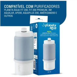 Refil Para Filtro 3m Aqualar Ap200 Planeta Água Fit 200 - 2