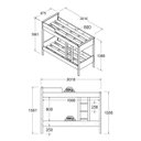 Ver imagem 2 de Cama Beliche de Solteiro Minimalista 201cm Ditália