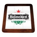 Ver imagem 4 de Conjunto de Mesa Bistrô Tampo Quadrado com Azulejo com 2 Banquetas Cor Imbuia