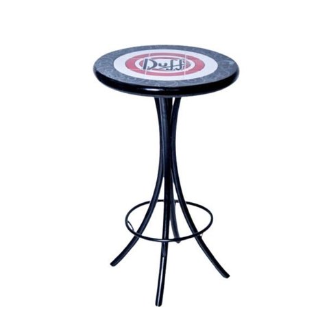 Mesa Bistrô Azulejo Duff e Tampo Preto de 60cm