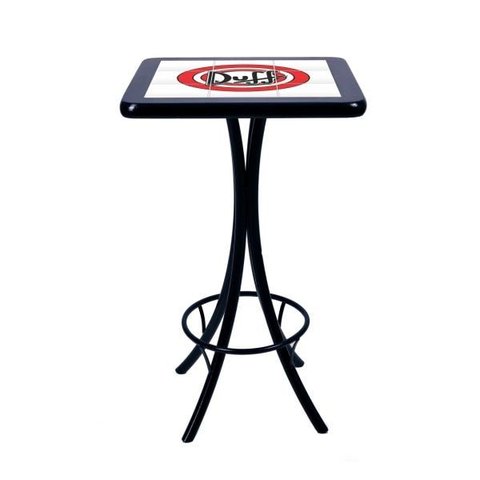 Mesa Alta Bistrô Azulejo Duff Preto