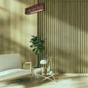 Ver imagem 3 de Luminária Pendente Via Láctea Modelo Ripado -:marrom