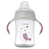 Copo de Bebê Treinamento Com Bico Silicone e Alças 300ml +6 Meses Kababy Rosa - 1