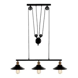 Lustre Pendente Industrial Retrô Preto Factory Regulável Bivolt 28018-3 - 1