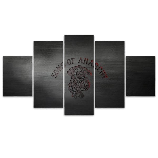 Quadro Decorativo em Mosaico MDF Sons Of Anarchy 115x60cm - 2