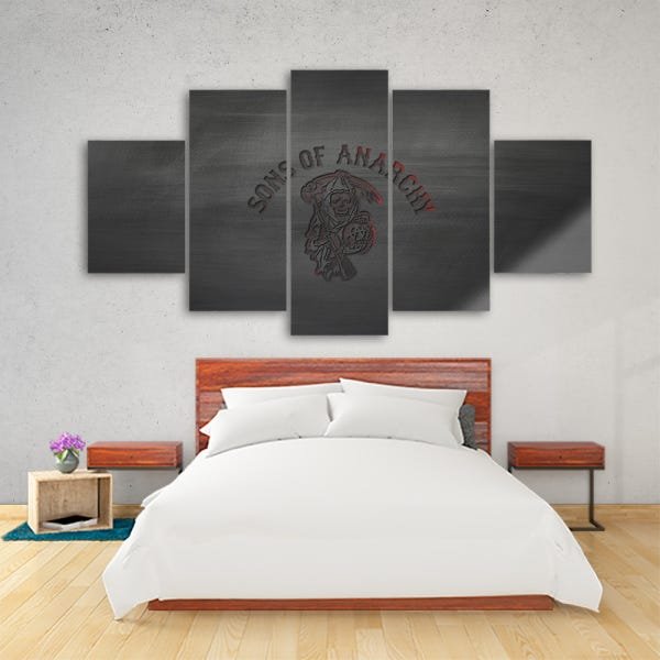 Quadro Decorativo em Mosaico MDF Sons Of Anarchy 115x60cm - 4