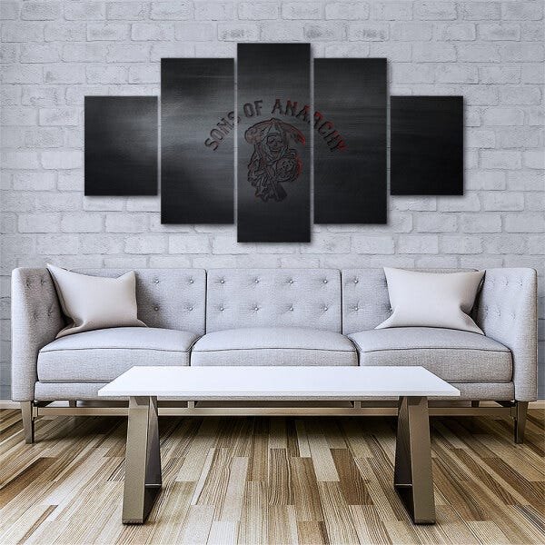 Quadro Decorativo em Mosaico MDF Sons Of Anarchy 115x60cm