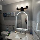 Ver imagem 3 de Espelho Jateado Arco Iluminado com Led Frio Touch 80x60cm