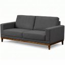 Ver imagem 2 de Sofá Kayrós 1,60m 2 Lugares D05 Suede Cinza - Mpozenato