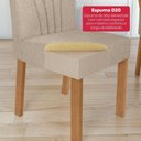 Ver imagem 7 de Conjunto Sala de Jantar Apogeu Maxi 6 Lugares Tampo MDF Linho Bege 170cm Móveis Lopas