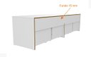 Ver imagem 3 de Mesa com Baús Organizadores Dóris 100% Mdf
