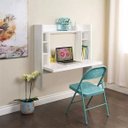 Ver imagem 4 de Mesa Estante Alef 100% Mdf (computador Quarto Organização)