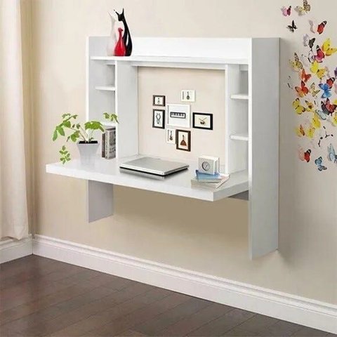 Mesa Estante Alef 100% Mdf (computador Quarto Organização)