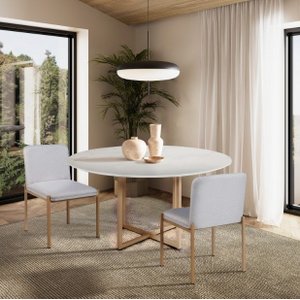 Conjunto Mesa de Jantar Limeira com Cadeira Cassia 4 Cadeiras