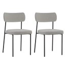 Ver imagem 1 de Kit 2 Cadeiras para Sala de Jantar e Cozinha Melissa em Aço