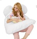 Ver imagem 4 de Almofada Extra Grande P/grávida Dormir De Lado Envio Rápido - Branco