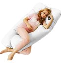 Ver imagem 1 de Almofada Extra Grande P/grávida Dormir De Lado Envio Rápido - Branco
