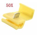 Ver imagem 1 de Kit 50pçs Conector Derivação Emenda Cabos Fios Amarelo 4 a 6mm