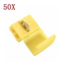 Ver imagem 2 de Kit 50pçs Conector Derivação Emenda Cabos Fios Amarelo 4 a 6mm