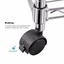 Ver imagem 4 de Estante de Aço Cromado Vg Home 5 Prateleiras - Aramada