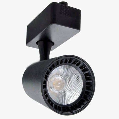 Spot para Trilho Eletrificado de 12 W Bivolt - Preto - 6500k - Preto