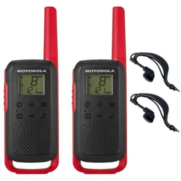 Rádio Comunicador Motorola Walkie Talkie Talkabout T210 32Km - 1