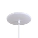 Ver imagem 2 de Pendente Cone S/furo - Branco com Cobre - Branco