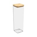 Ver imagem 1 de Pote Hermético Quadrado 1,8l Tampa Bambu Bpa Free Coza