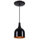 Ver imagem 1 de Pendente Gota - Preto com Cobre - Preto