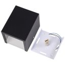 Ver imagem 2 de Arandela com 2 Fachos Médio - Interna e Externa - Preto - Dourado