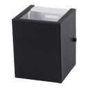 Ver imagem 1 de Arandela com 2 Fachos Médio - Interna e Externa - Preto - Dourado