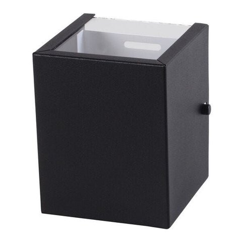 Arandela com 2 Fachos Médio - Interna e Externa - Preto - Dourado