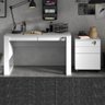 Conjunto Mesa para Computador com Balcão para Escritório Branco - Fdecor - 1