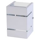 Ver imagem 1 de Arandela Katarina de 10cm com 2 Frisos - Interna e Externa - Branco - Branco