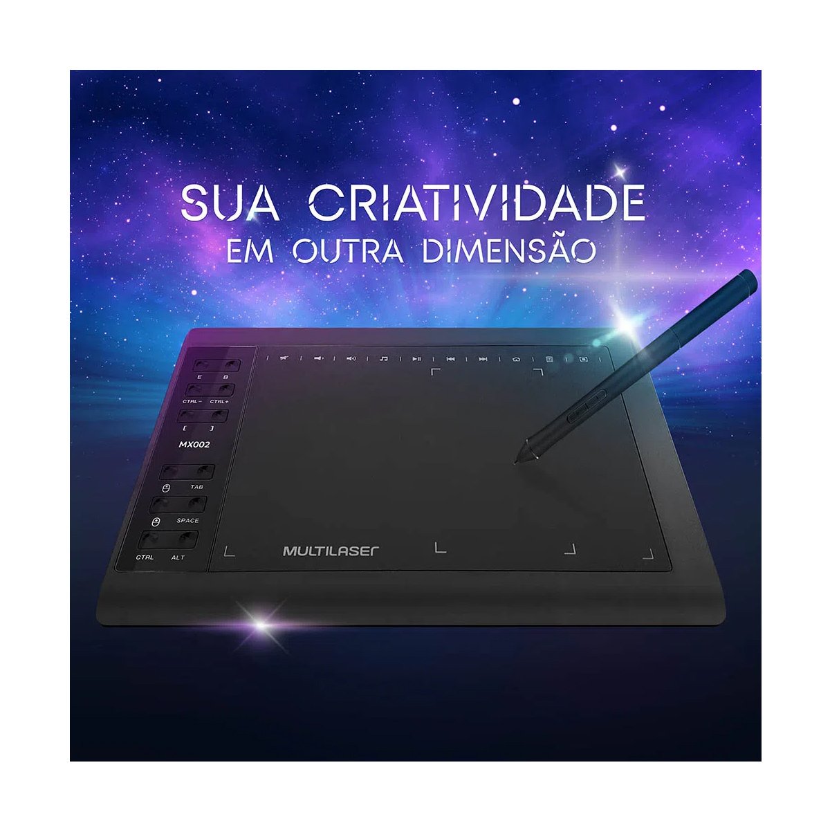 Mesa Digitalizadora Criativa Plus 10 Polegadas - Mx002